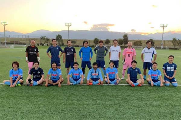 日本スポーツマスターズ2022サッカーFCアビエスシニア集合写真