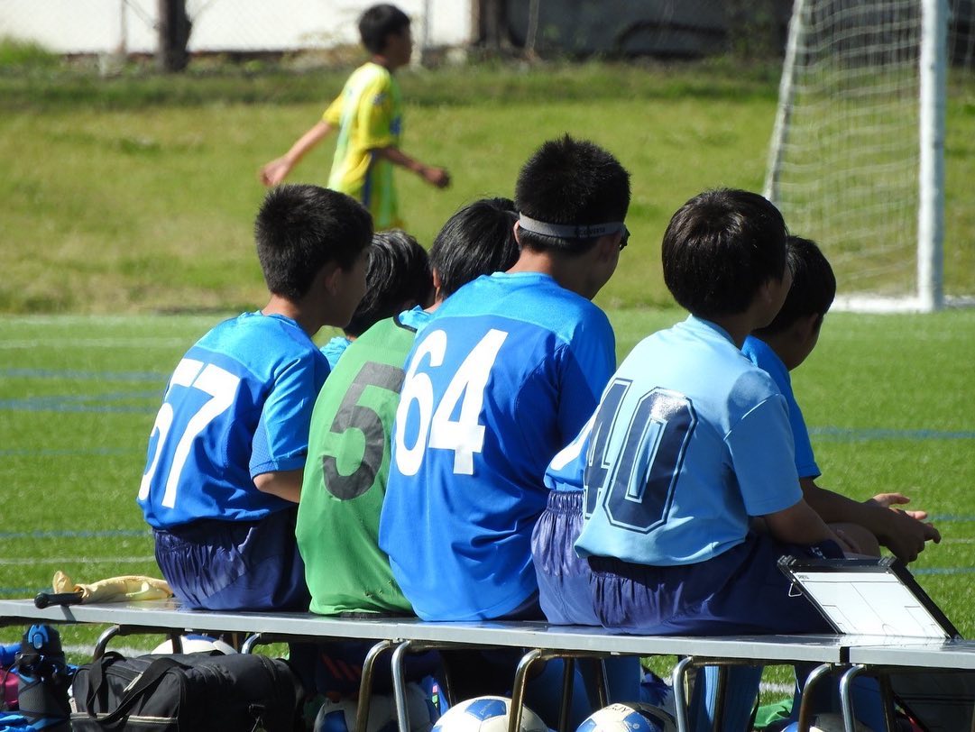 中学生サッカーベンチ