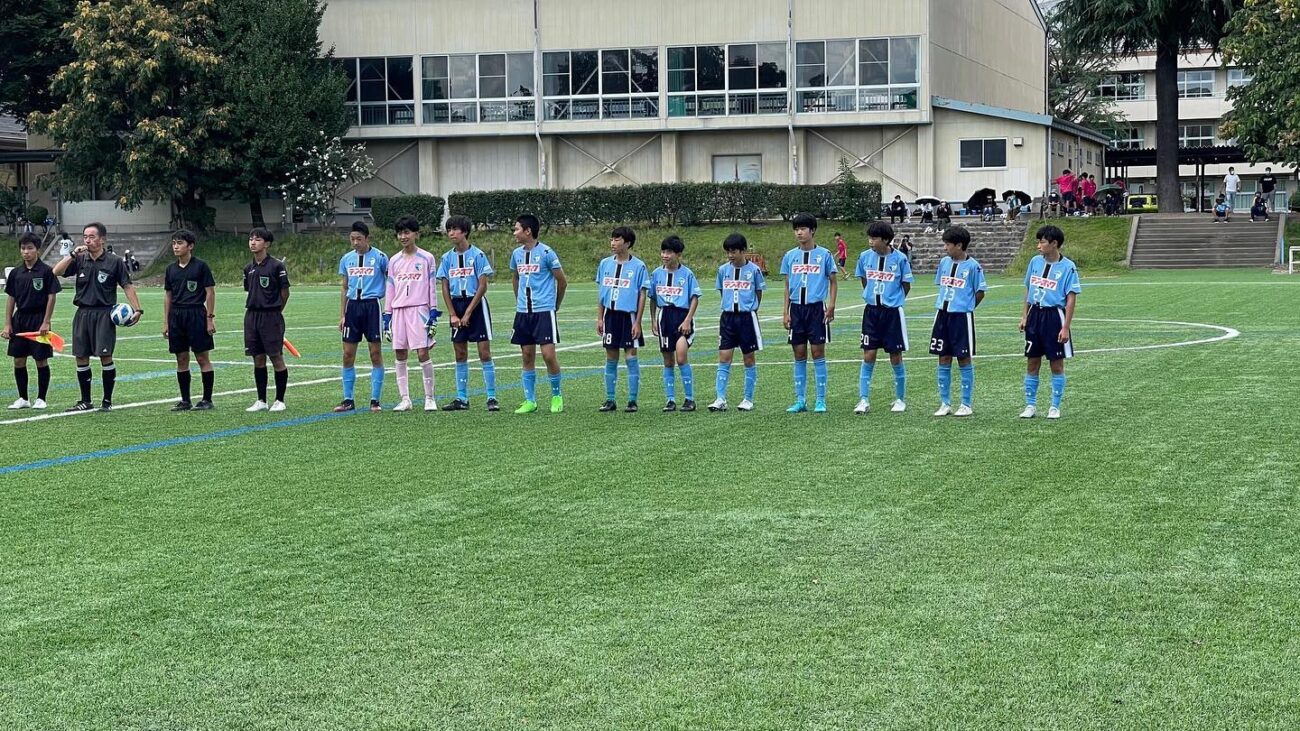 長野県旭町中学校-サッカーの試合