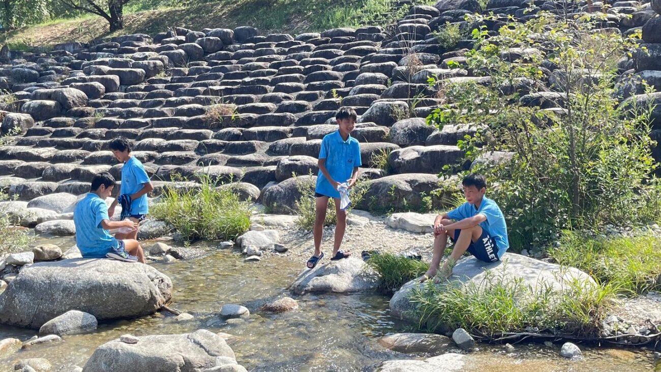 長野県の夏の思い出2023-水遊び-FCアビエスジュニアユース