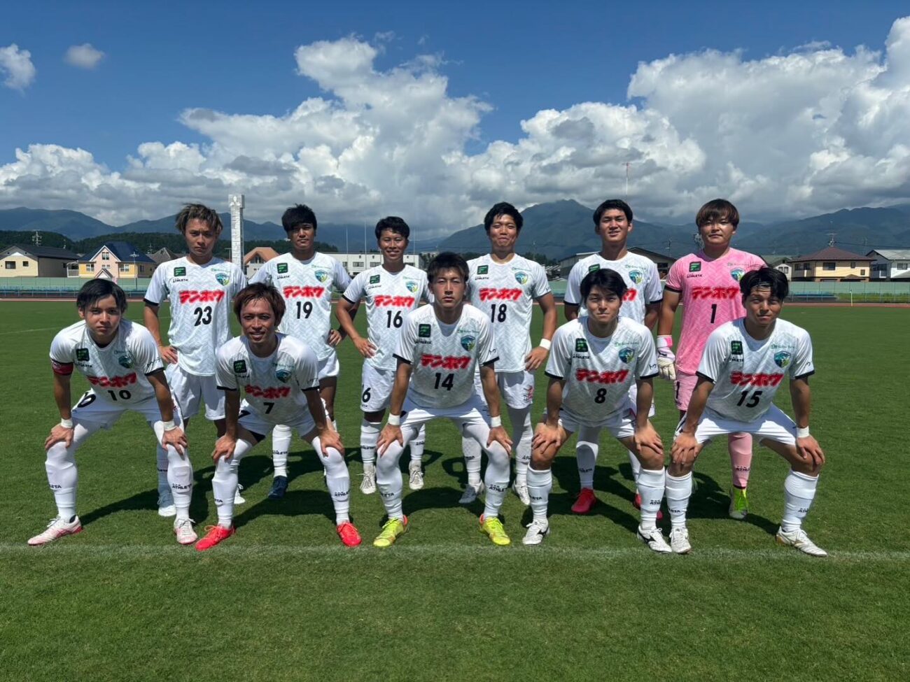 長野県社会人サッカーリーグ1部-2024-エクストラゲーム第1節-FCアビエス集合写真(飯田市総合運動場)