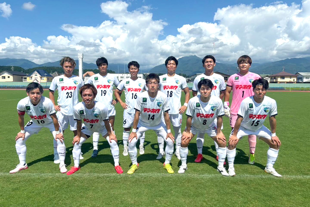 長野県社会人サッカーリーグ1部-2024-エクストラゲーム第1節-FCアビエス集合写真(飯田市総合運動場)