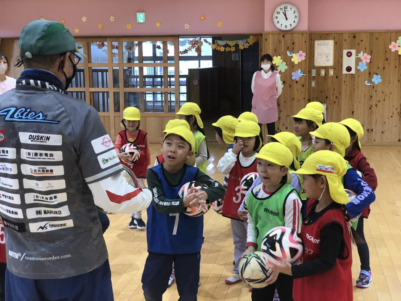 アビエス保育園巡回-サッカー教室2024-茅野保育園(長野県茅野市)