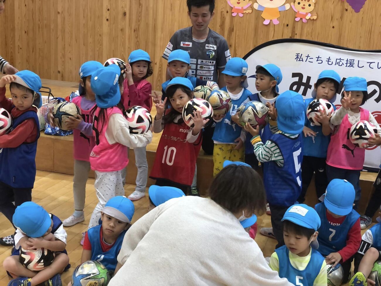 アビエス保育園巡回-サッカー教室2024-茅野保育園(長野県茅野市)