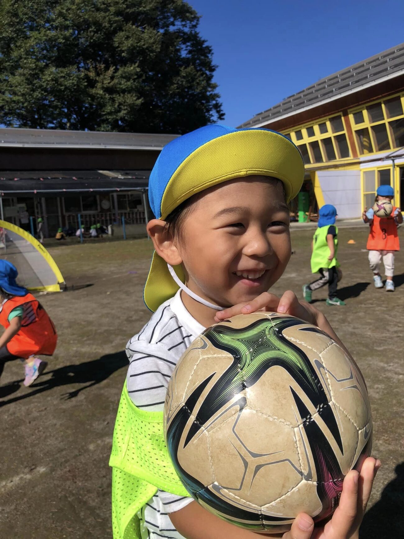 アビエス保育園巡回-サッカー教室2024-茅野米沢保育園(長野県茅野市)