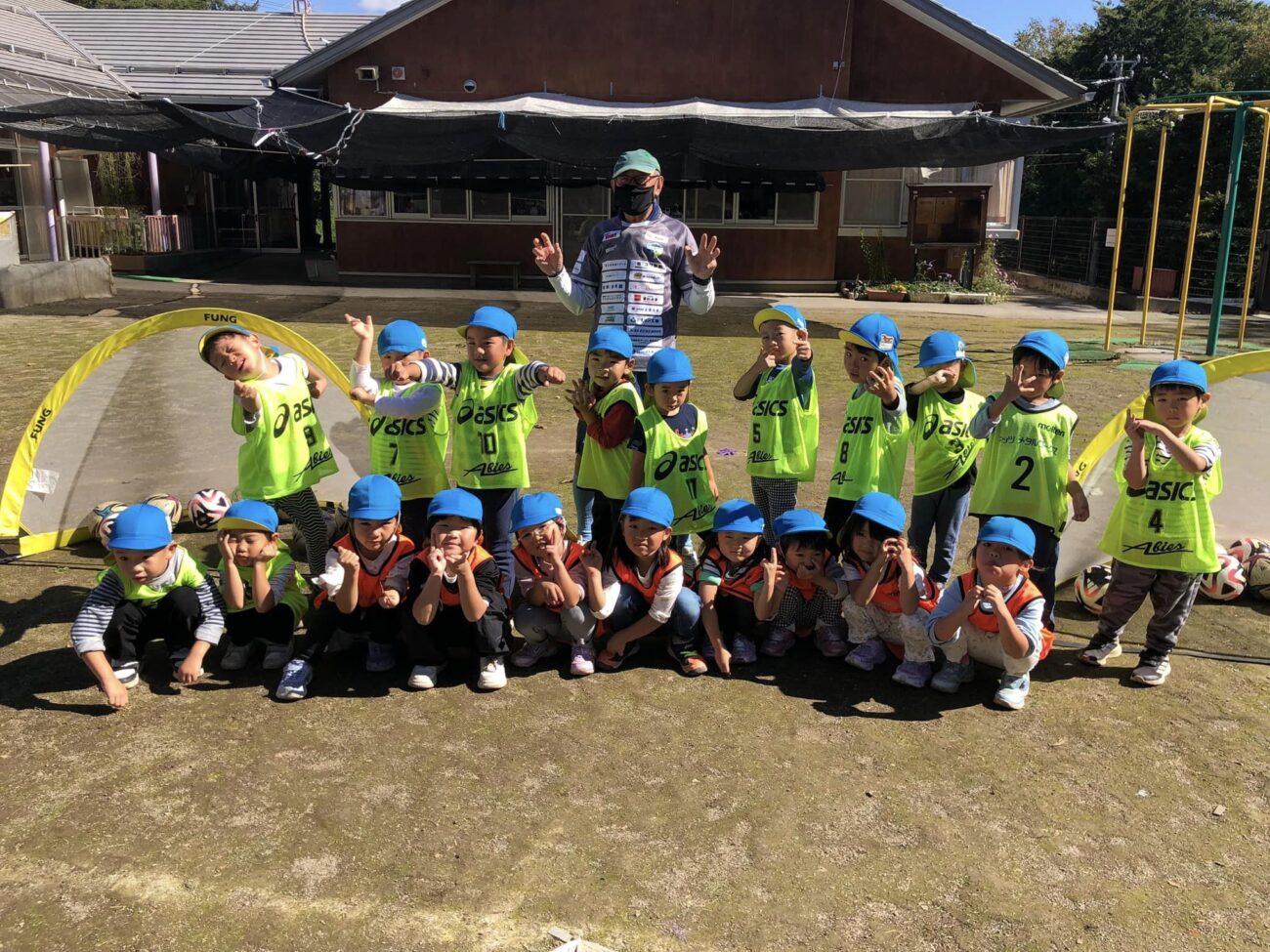 アビエス保育園巡回-サッカー教室2024-茅野米沢保育園(長野県茅野市)