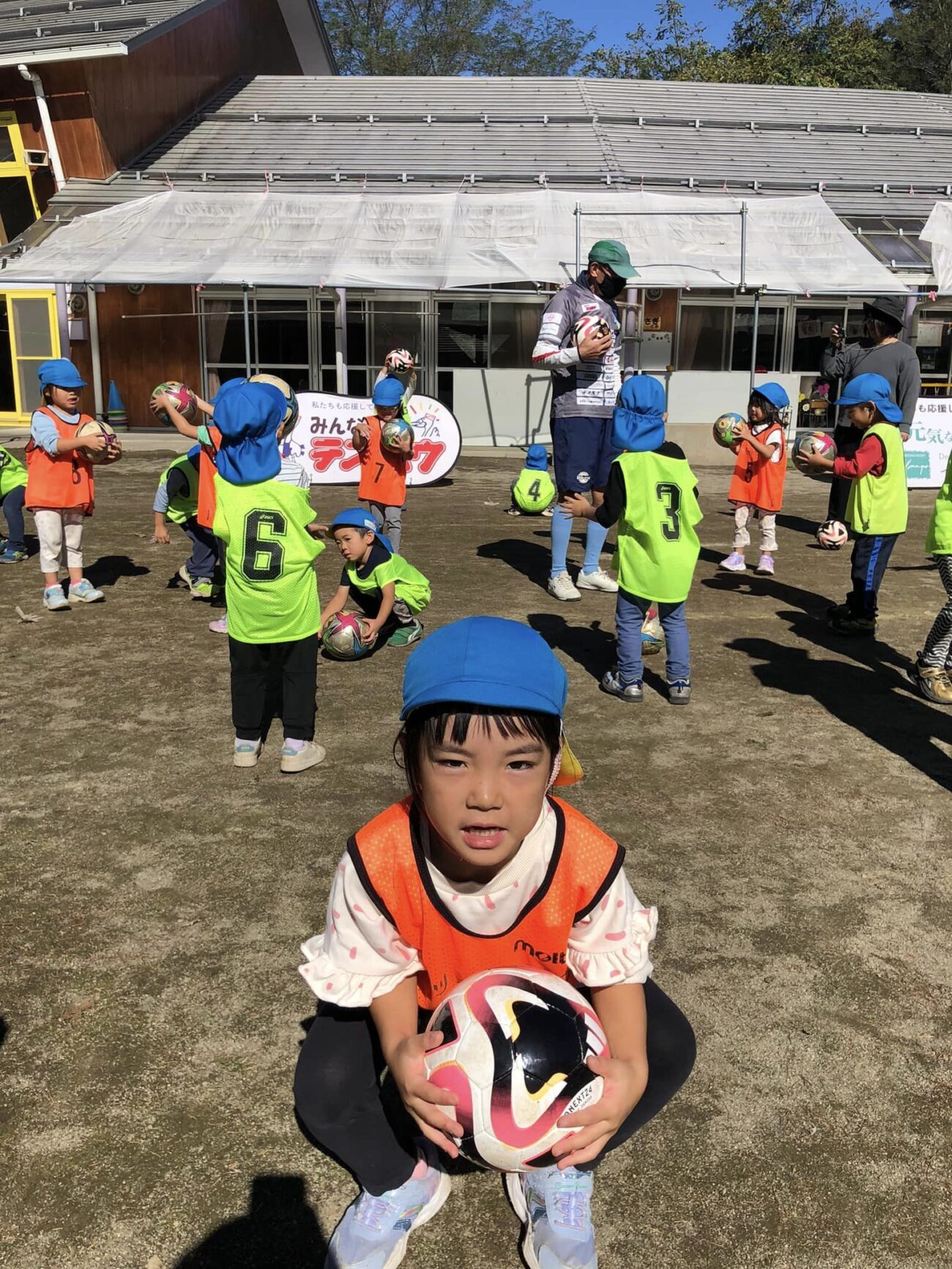 アビエス保育園巡回-サッカー教室2024-茅野米沢保育園(長野県茅野市)