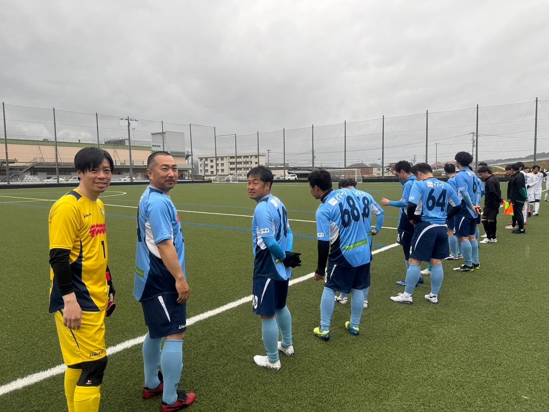 山吹ほたるパークフットボールセンター(高森町)にて-長野県シニア40リーグ2025開幕戦-FCアビエスシニアA