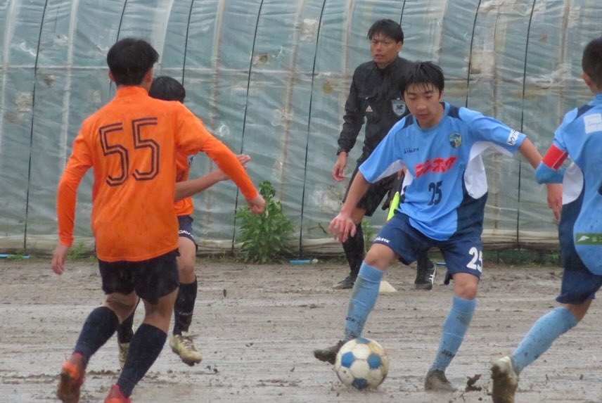 長野県南信リーグ1部2025FCアビエスジュニアユースAチーム(赤穂中学校グラウンド)