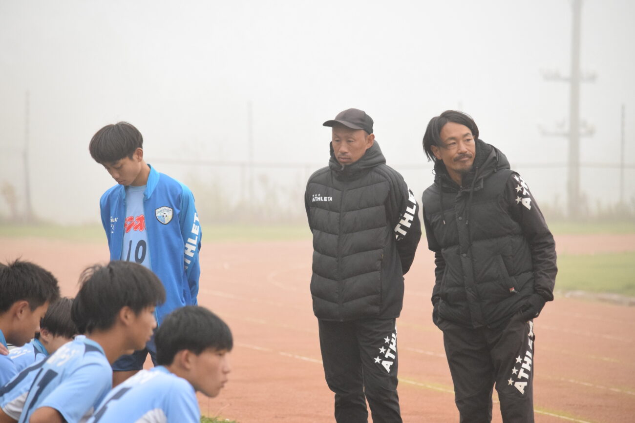 第15回テンホウ杯-長野県中学生年代サッカー大会-久保田監督-柳平GKコーチ