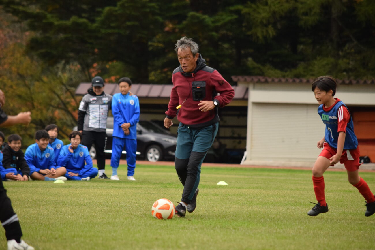 金田喜稔サッカークリニック2025(長野県富士見町にて)