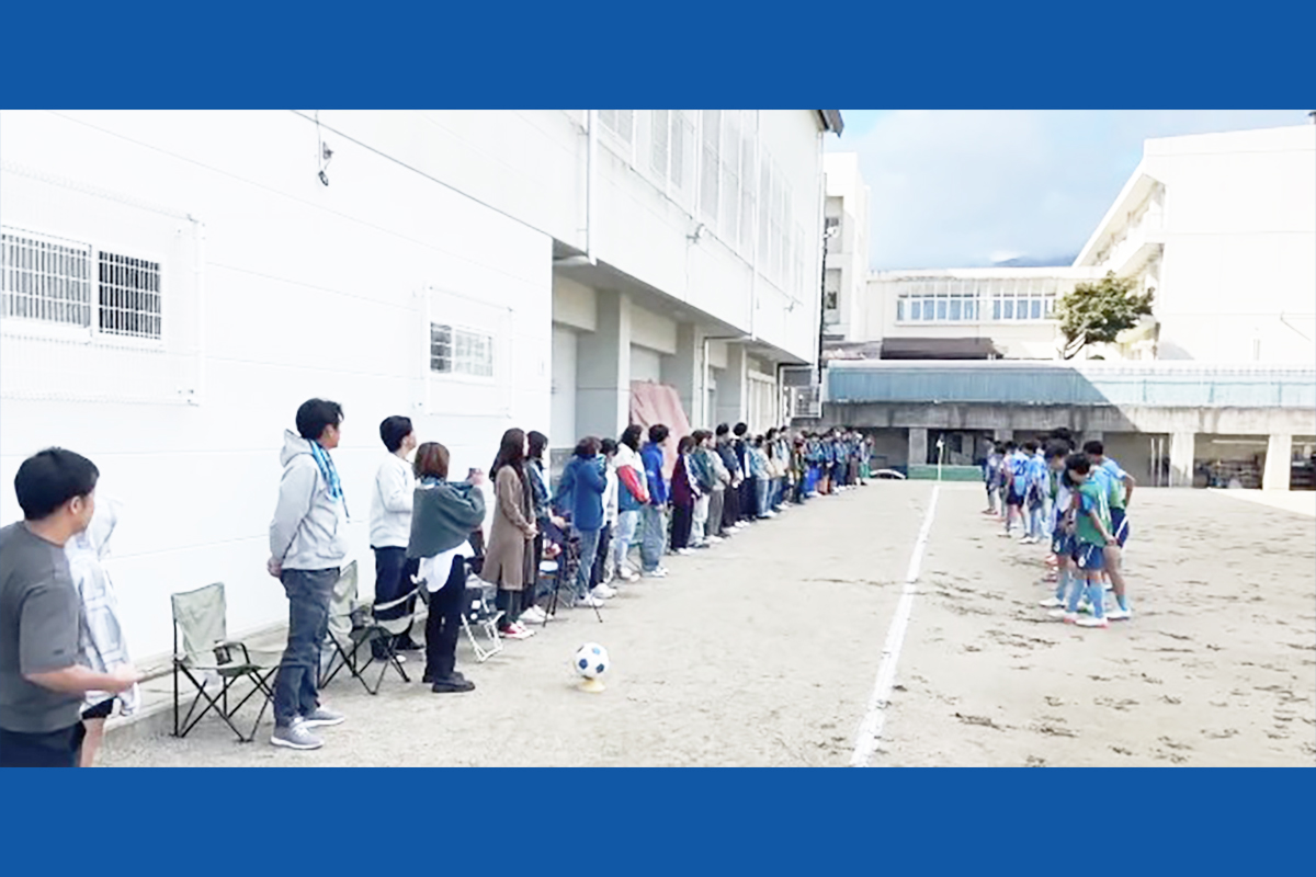 FCアビエスジュニアユース-リーグ戦終了の挨拶