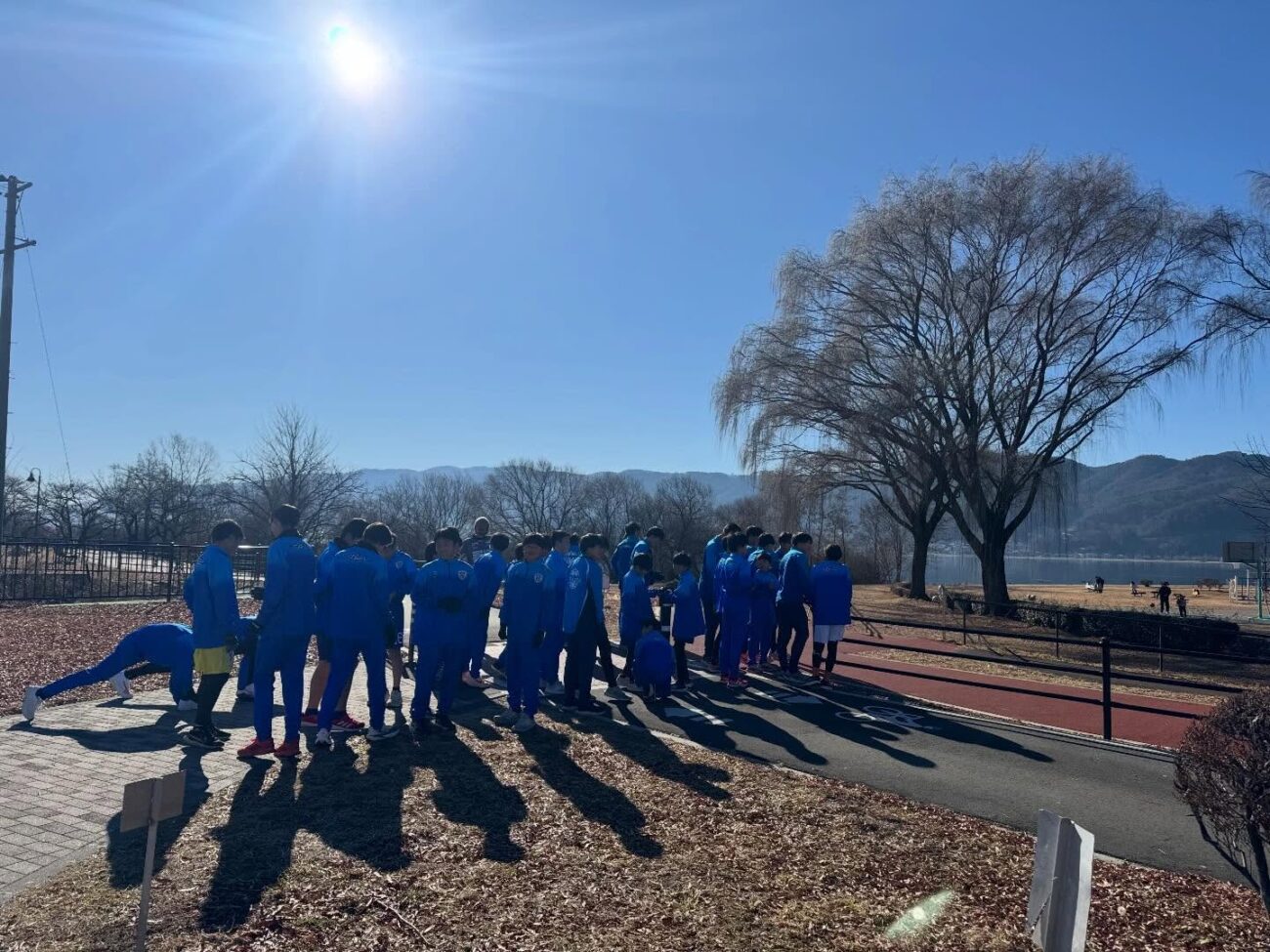 FCアビエスジュニアユース-諏訪湖マラソントレーニング2026年1月
