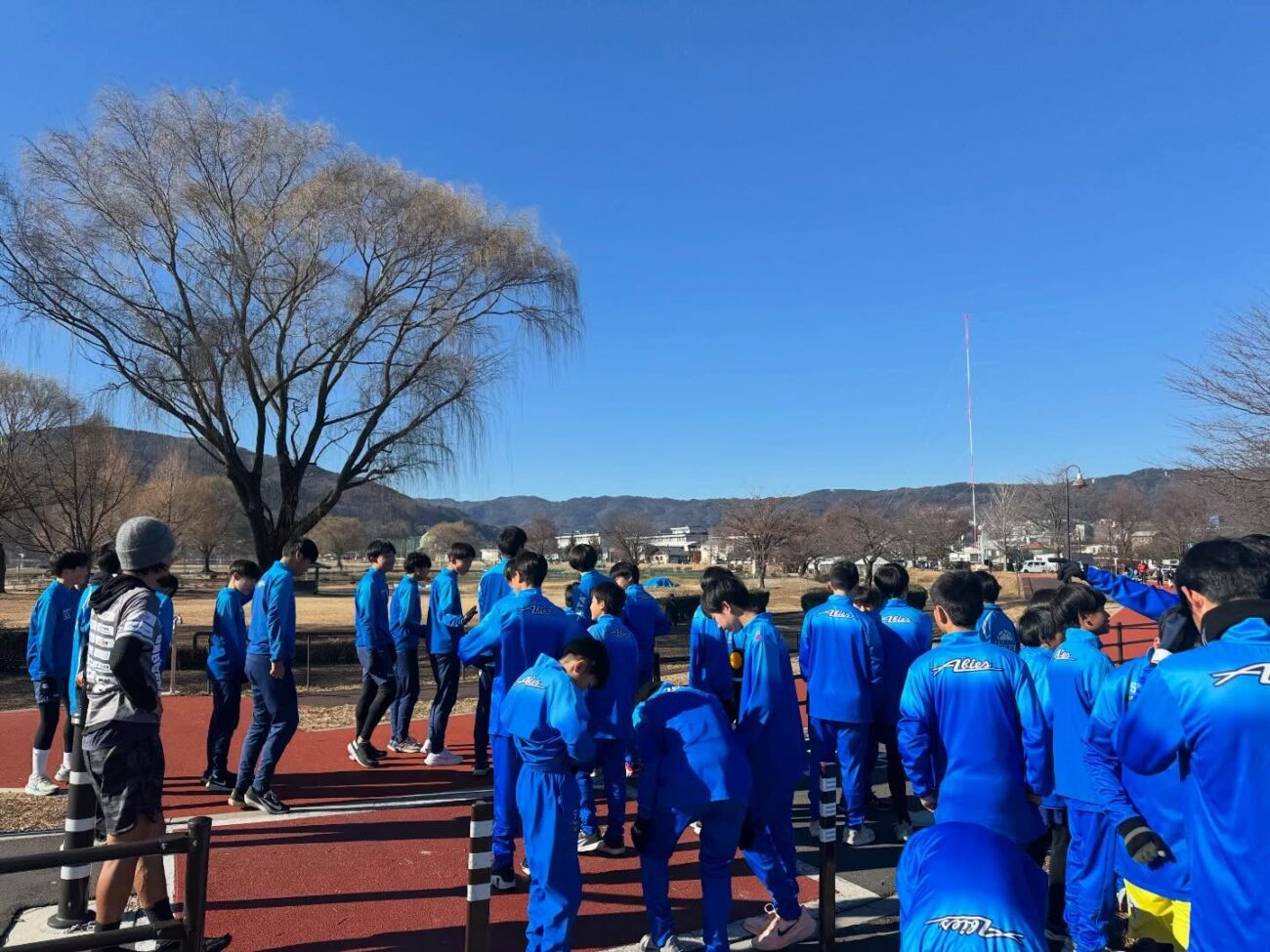 FCアビエスジュニアユース-諏訪湖マラソントレーニング2026年1月