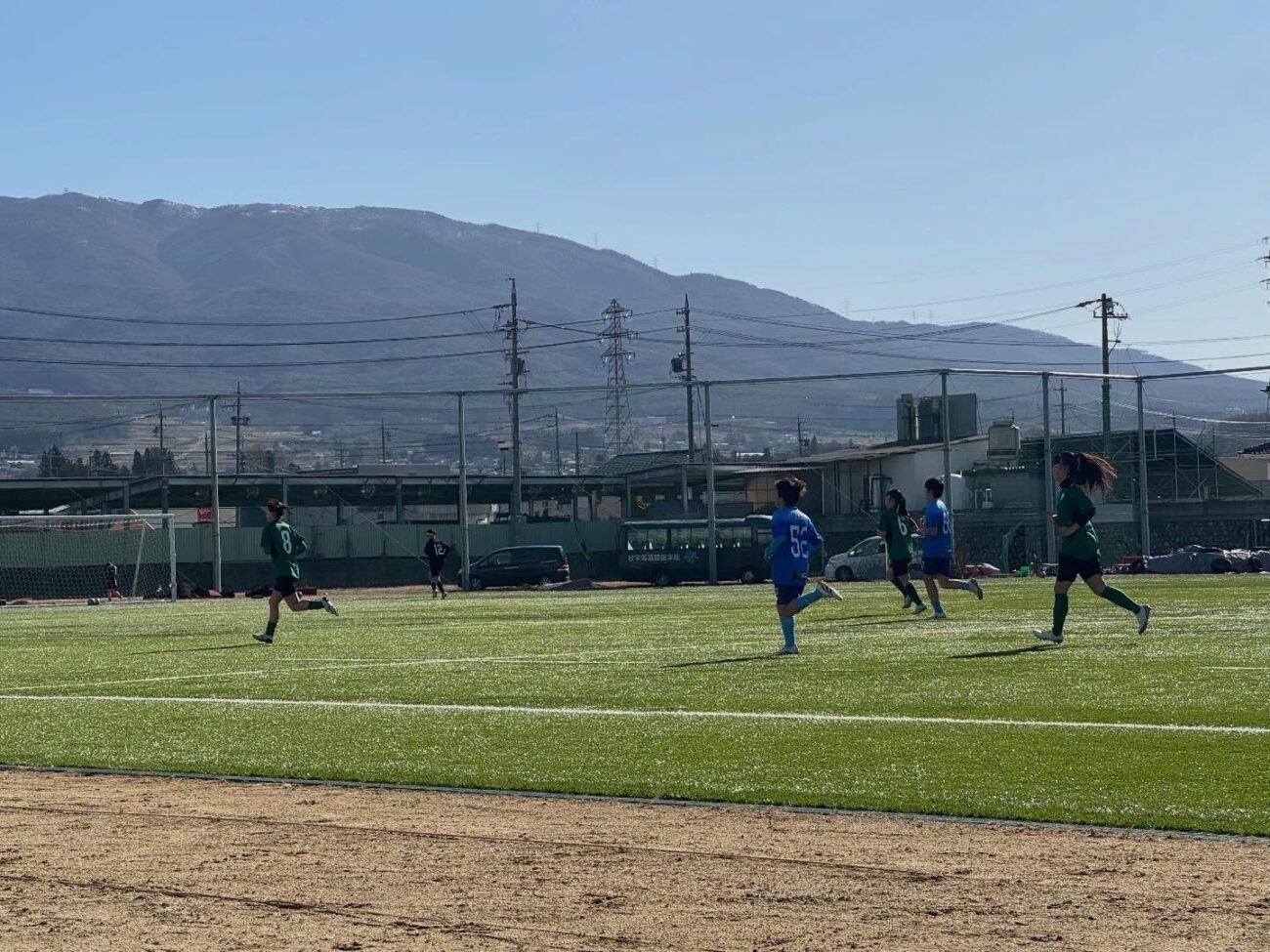 FCアビエスジュニアユース-松本国際高等学校女子サッカー部トレーニングマッチ