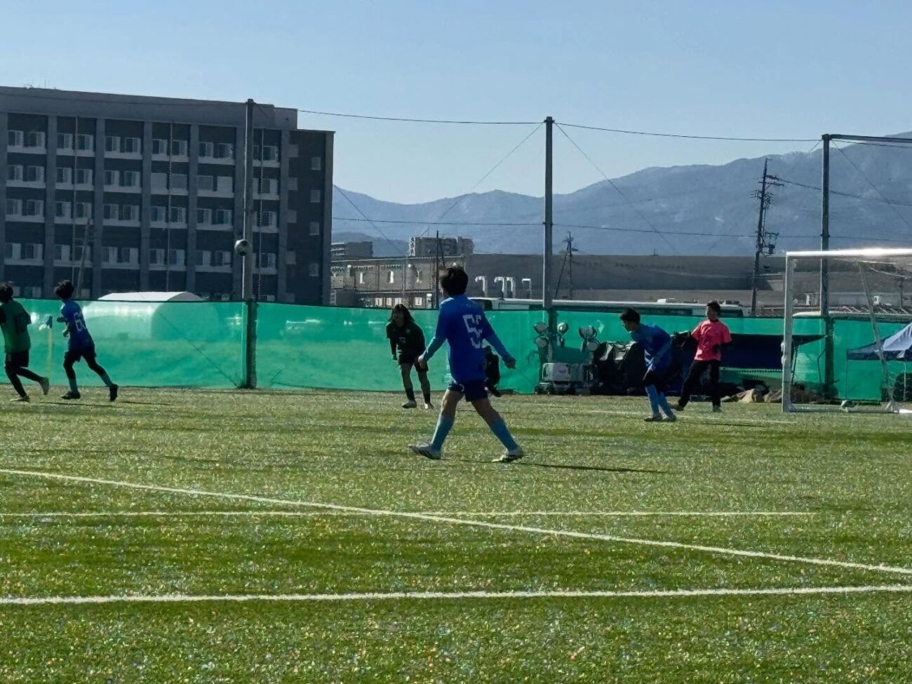 FCアビエスジュニアユース-松本国際高等学校女子サッカー部トレーニングマッチ