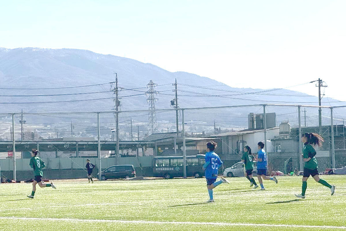 FCアビエスジュニアユース-松本国際高等学校女子サッカー部トレーニングマッチ