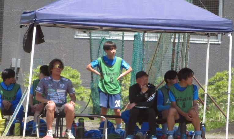 長野県南信リーグ1部2026FCアビエスジュニアユースAチーム(箕輪中学校)ベンチ