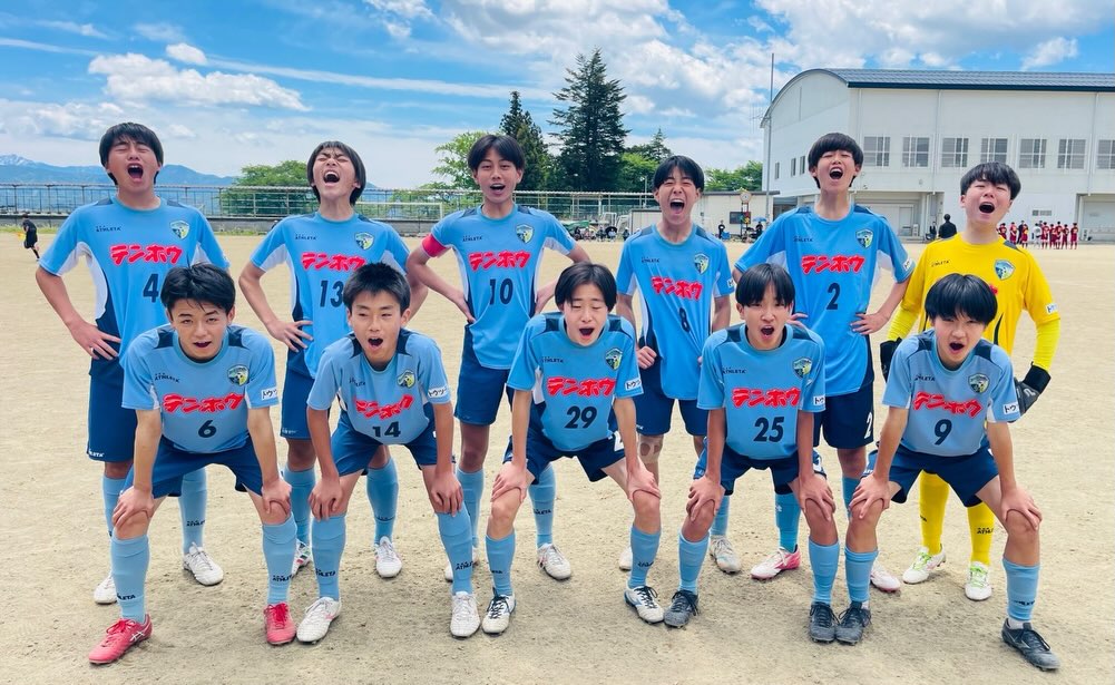 長野県南信リーグ1部2026FCアビエスジュニアユースAチーム(箕輪中学校にて)