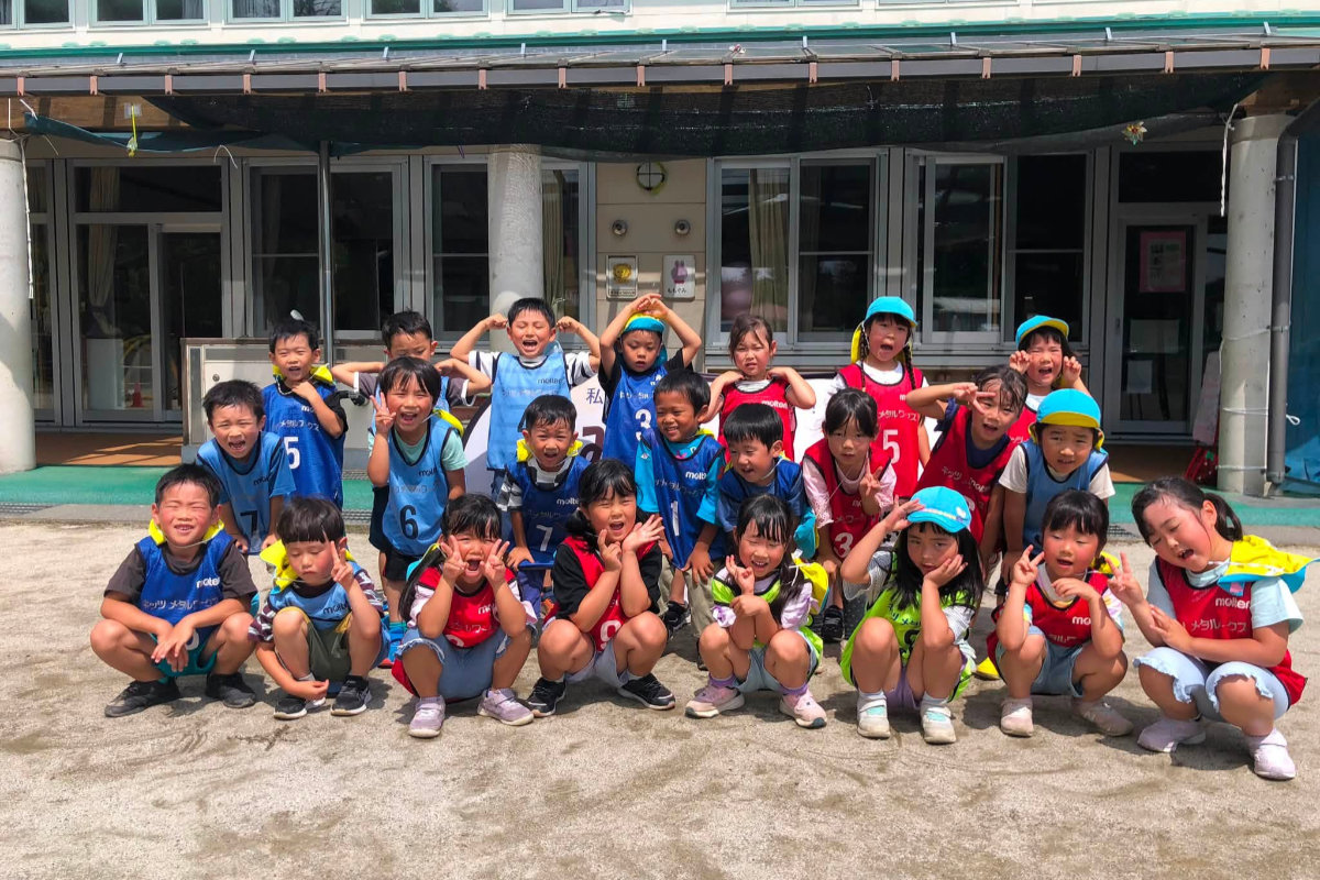 アビエス保育園巡回サッカー教室2026-富士見町西山保育園、落合保育園(長野県富士見町)